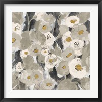 Velvety Florals Neutral II Fine Art Print