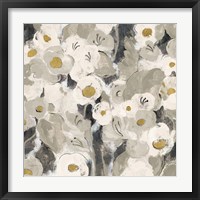 Velvety Florals Neutral III Fine Art Print