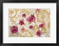 Elegant Fresco Floral Fine Art Print