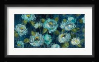 Indigo Mums Fine Art Print