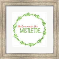Meet Me Under Mistletoe Fine Art Print