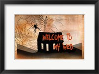 Welcome to my Web Framed Print