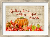Gather with Thankful Hearts Fine Art Print
