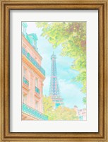 Eiffel Tower Pastel Fine Art Print