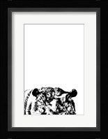 Happy Hippo Fine Art Print