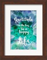 Gratitude is the Key Fine Art Print
