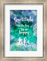 Gratitude is the Key Fine Art Print