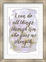 I Can Do All Things Fine Art Print