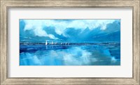 Blue Sky and Boats V Fine Art Print