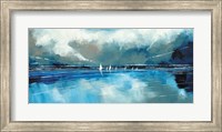 Blue Sky and Boats I Fine Art Print