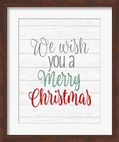 We Wish You a Merry Christmas Fine Art Print