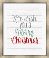 We Wish You a Merry Christmas Fine Art Print