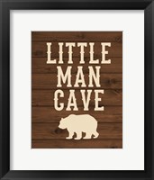 Little Man Cave Framed Print