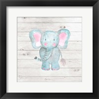 Watercolor Elephant Framed Print