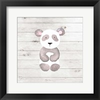 Watercolor Panda Framed Print