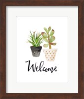 Welcome Succulents Fine Art Print
