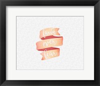 Faith Over Fear Banner Fine Art Print