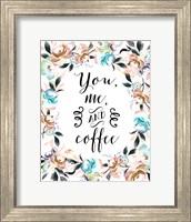 You, Me and Coffee Fine Art Print