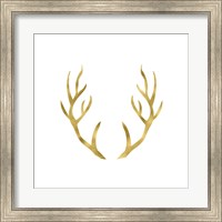 Gold Antlers Fine Art Print