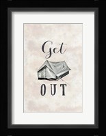 Get Out Framed Print