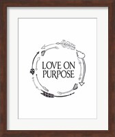 Love on Purpose Wreath Fine Art Print