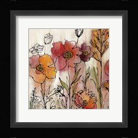 Contemporary Botanical Cream II Framed Print
