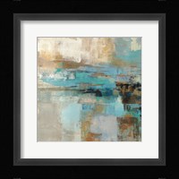Morning Fjord Square I Framed Print
