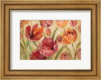 Expressive Tulips Neutral Fine Art Print