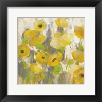 Floating Yellow Flowers IV Fine Art Print