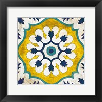 Andalucia Tiles C Blue and Yellow Fine Art Print
