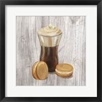 Coffee Time I on Wood Framed Print