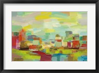 Town by the River Fine Art Print