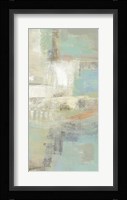 Shades of Celedon III Framed Print
