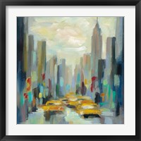 Manhattan Sketches II Framed Print