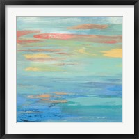 Sunset Beach I Bright Framed Print