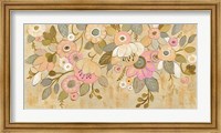 Decorative Pastel Flowers Fine Art Print