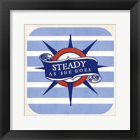 On the Coast III Framed Print