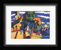 Village Church in Riegsee, Bavaria, 1907 Fine Art Print