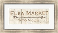 Flea Market Sign Fine Art Print