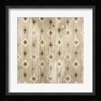 Natural History Lodge Pattern II Framed Print