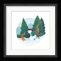 Winter Friends III Framed Print