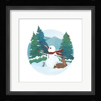 Winter Friends II Framed Print