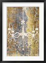 Gilded Chandelier Fine Art Print