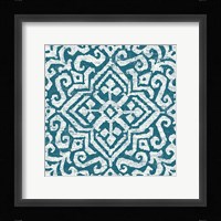 Amadora Blue - Tile III Framed Print