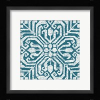 Amadora Blue - Tile VII Framed Print