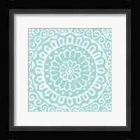 Amadora Blue - Tile VI Framed Print