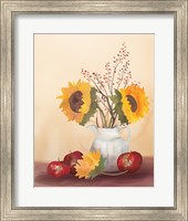 Watercolor Harvest Sunflower II Fine Art Print