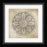 Rosette VIII Neutral Fine Art Print