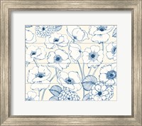 Pen and Ink Flowers I Fine Art Print