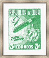 Cuba Stamp XI Bright Fine Art Print